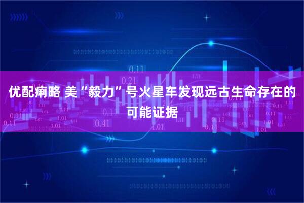 优配痢略 美“毅力”号火星车发现远古生命存在的可能证据